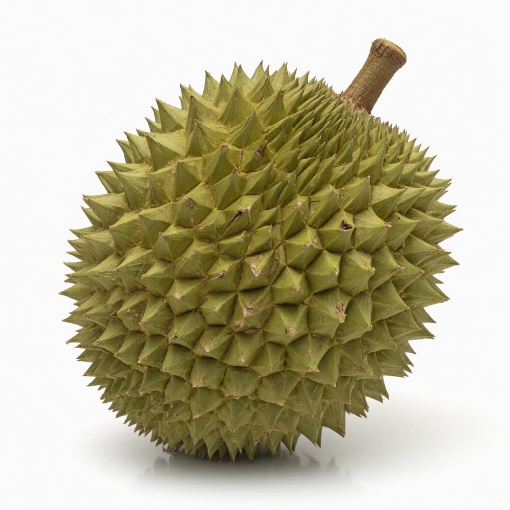 Sầu riêng Chuồng Bò — quả nguyên gai